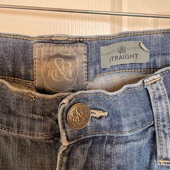 Rock & Republic Men’s Straight Leg Blue Jeans Size 36x32 - Picture 4 of 9